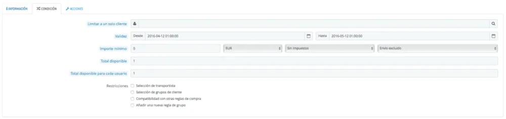 Vales descuento en PrestaShop: maximiza tus campañas (imagen 4)