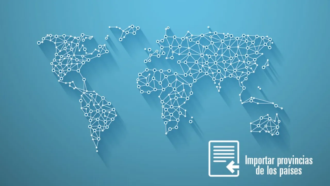Importar las provincias de los países en PrestaShop (196 países)